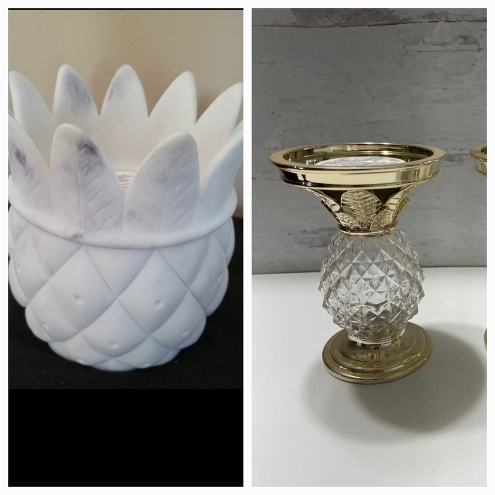 ISO BOTH OF THESE CANDLE HOLDERS